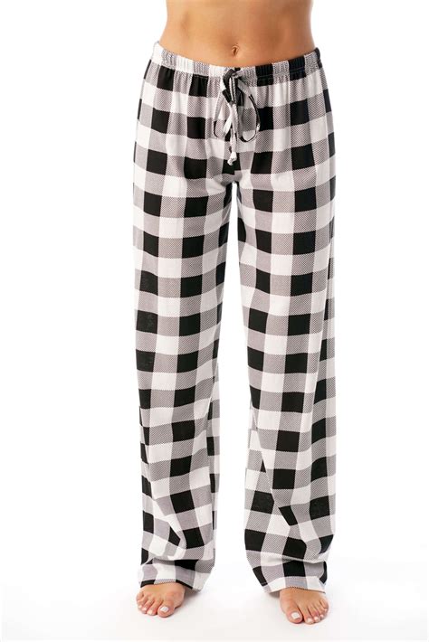 black and white check pj pants|black and white flannel pajams.